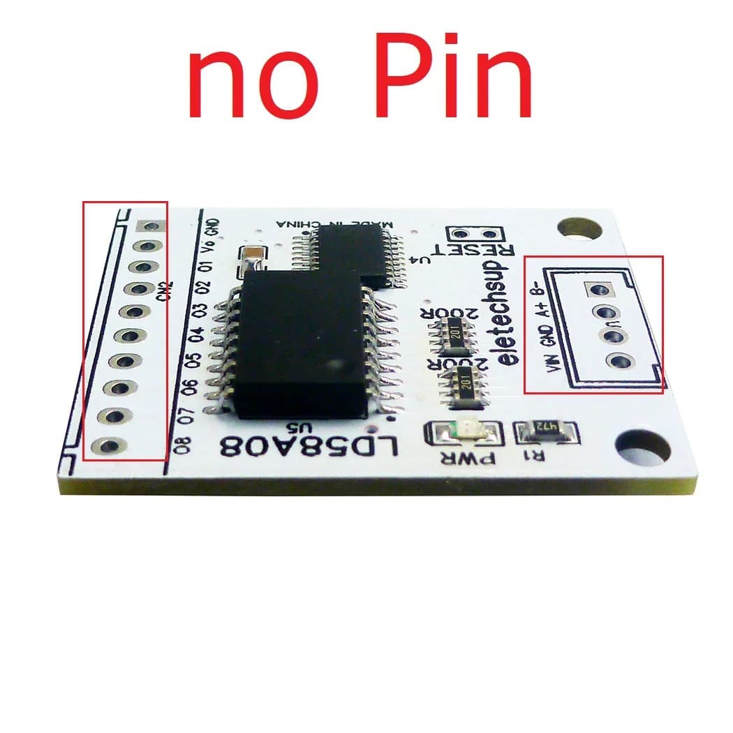 8 Channel Controller Module RS485 to PWM Output Darlington Transistor Driver Module for Multilayer Signal Lights Warning Alarm