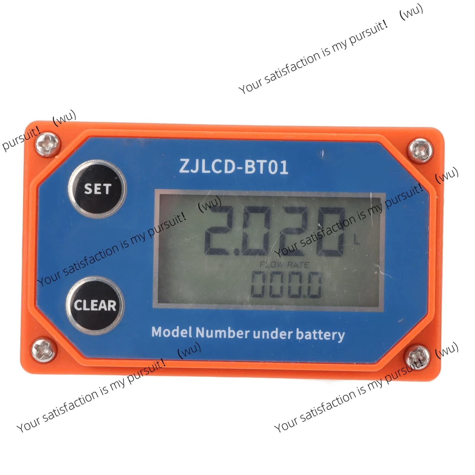 Digital Display Water Flowmeter Flow Sensor Stainless Steel Acid Alkali Resistance Flow Meter for Farmland Irrigation