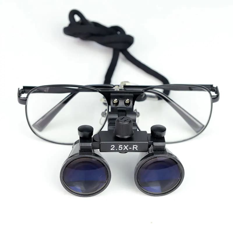 2.5X 3.5X Headband Magnifying Glass Binocular Loupe Magnifier Optical Glass Lenses Loupe Eyeglass-style Magnifying Glass