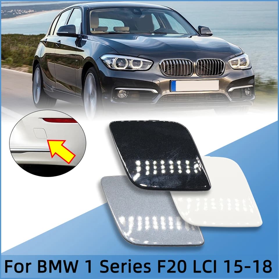 For BMW 1 Series F20 F21 LCI 2015 2016 2017 2018 114d 116d 118d 120d 125d 51127371751 Hatchback Auto Rear Bumper Tow Hook Cover