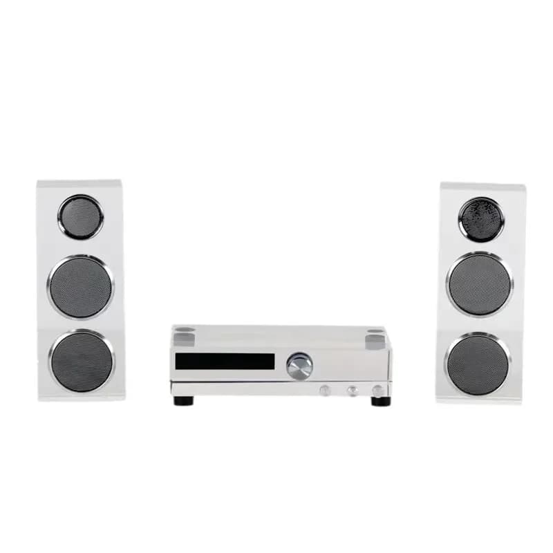 Modern creative transparent crystal stereo combination, crystal ornament, model hotel clubhouse ornament