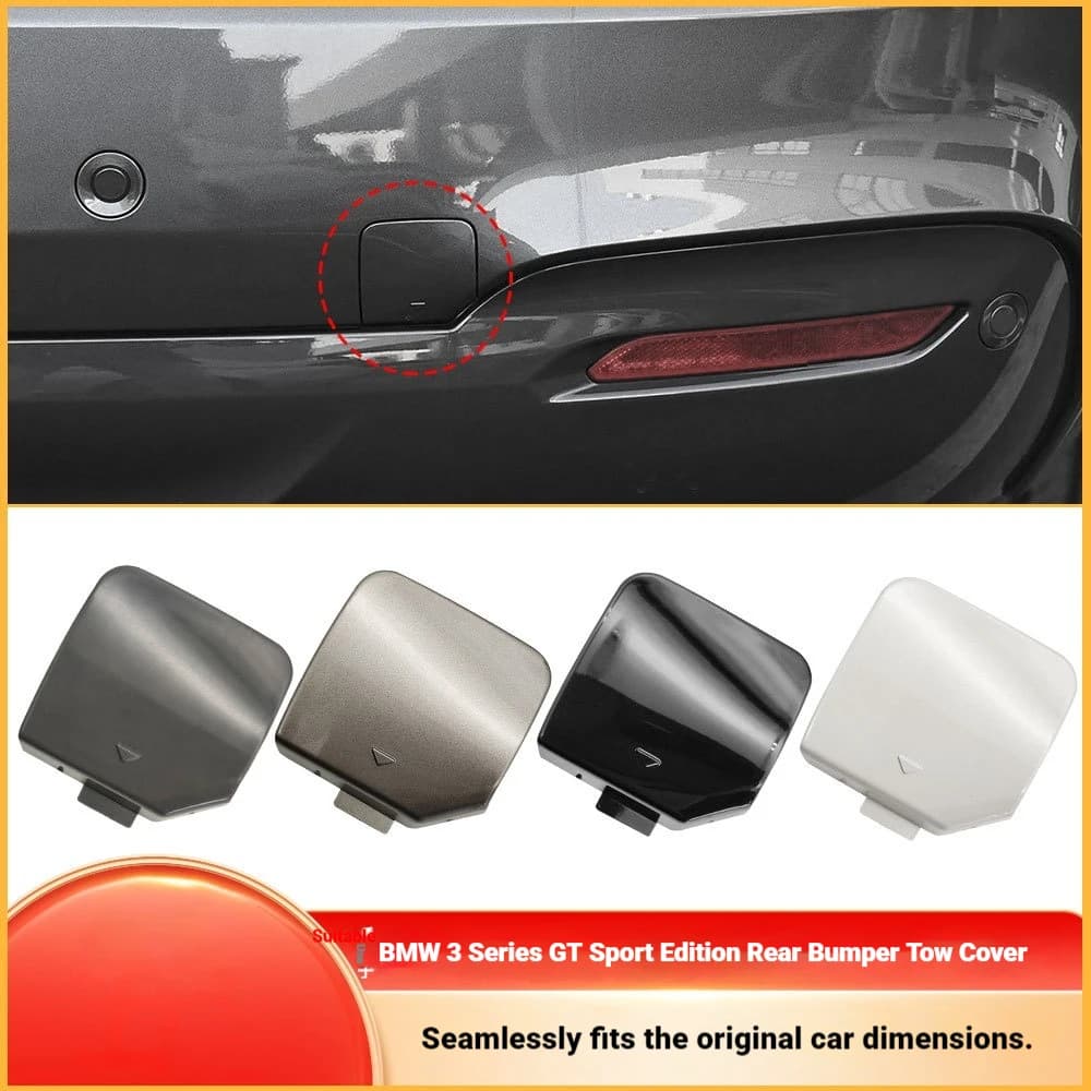 For BMW 3 Series GT M Sport Rear Bumper Trailer Cover F34 Rear Traction Hook Hole Cover 51128061551