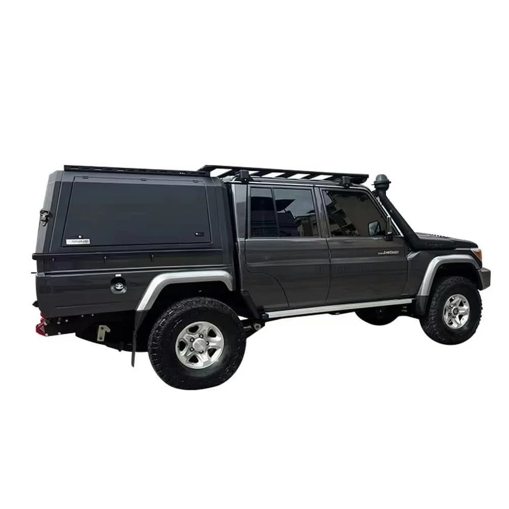 Aluminum Truck Hardtop Outdoor Camper Topper Accessories Pickup Waterproof Canopy for Toyota Land Cruiser LC79 Single/Double Cab