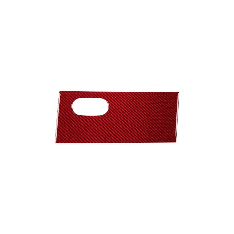 For 08-10 Mercedes-Benz Smart Fortwo Car Interior Modification Carbon Fiber Glove Box Decorative Stickers
