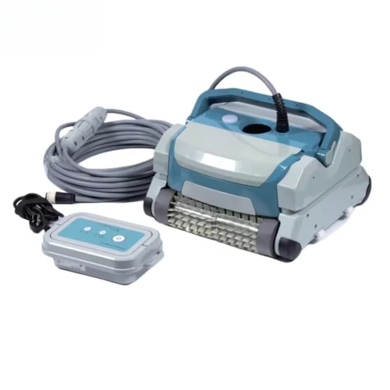 Robotic Swimming Pool Cleaning Tool Efficient Automated Pool Maintenance