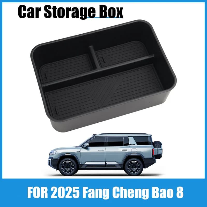 Suitable for 2025 Fang Cheng Bao 8, Center Console Armrest Box Storage Box - Automotive Interior Supplies