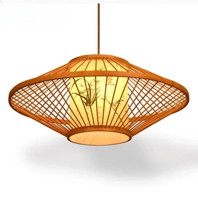Chinese chandelier Teahouse B & B bedside small chandelier bamboo balcony lantern Japanese restaurant aisle hot pot shop
