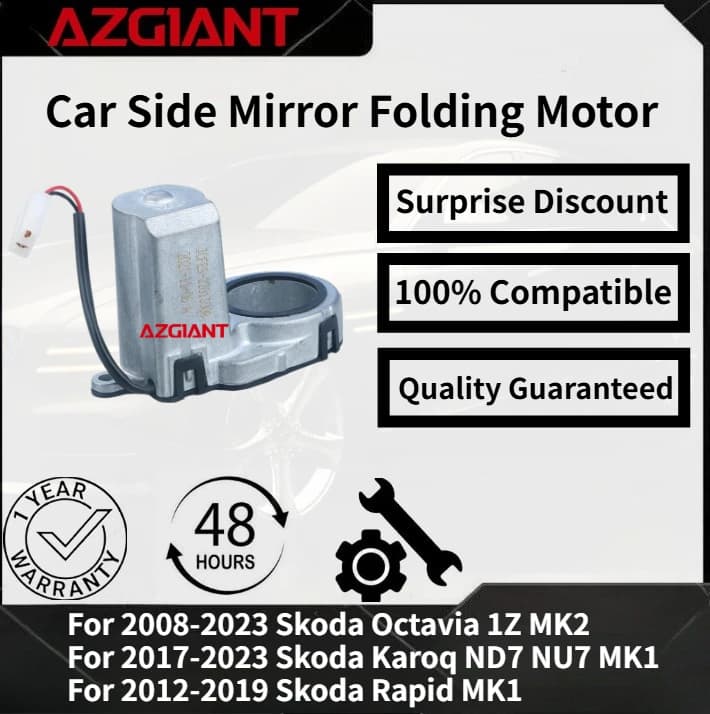 For 2008-2023 Skoda Octavia 1Z MK2 Car Side Mirror Folding Motor Module High-quality replacement parts 100% compatible Brand new