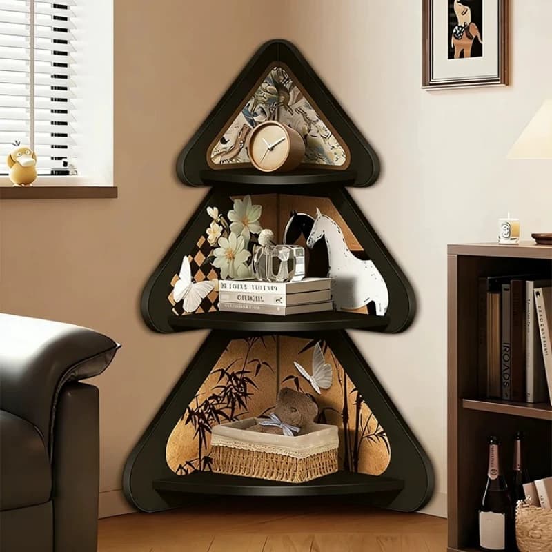 Storage rack Corner shelf Children's bookshelf Decorative doll Toy locker Bookcase