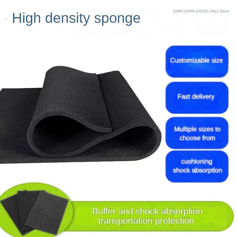 Polyurethane Foam Cuttable Sponge Sheet Large Size Shock-Absorbing Foam Padding Tool Organizer Shadow Foam Thickness 5mm/10mm