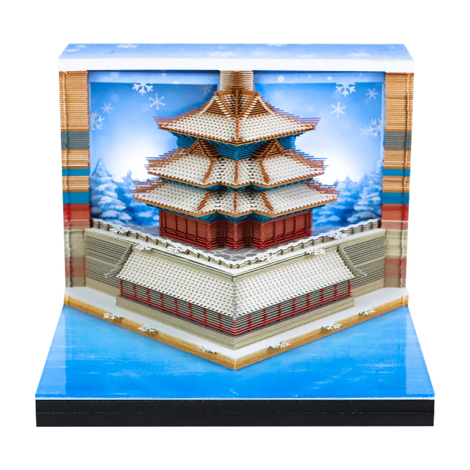 Newly Selling 3D Memo Notepad 3D Calendar 2027 3D Notes Warm House Notepad Paper Carving Sculpture Gift for Party Birthday Gifts