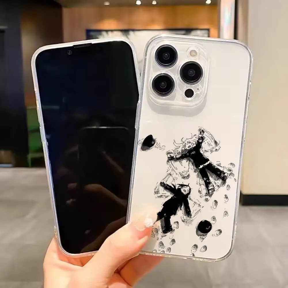 Girls' Last Tour Chi y Yuu  For iPhone 17 16 15 14 13 12 11 Mini Pro Max Plus Transparent Phone Case Cover