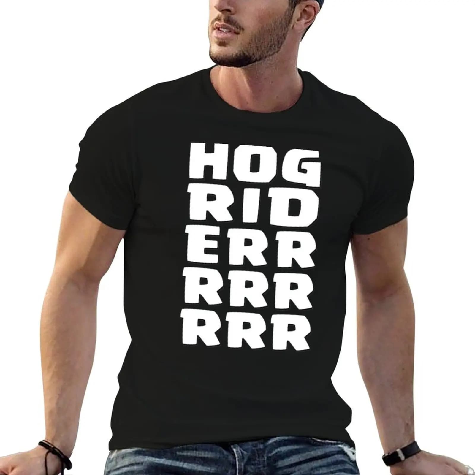 Hog Rider ! HOG RIDERRRRR D Essential T-Shirt t shirts for man graphic funny t shirts with prints T-Shirt