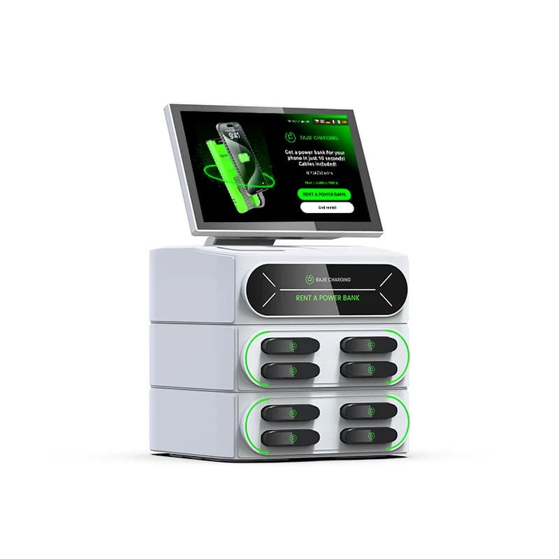 8 Slots PD Vending Machine Kiosk Fast Charging Station Rent Powerbank Phone Charger Locker QC3.0 Electric Power Supply Adapter