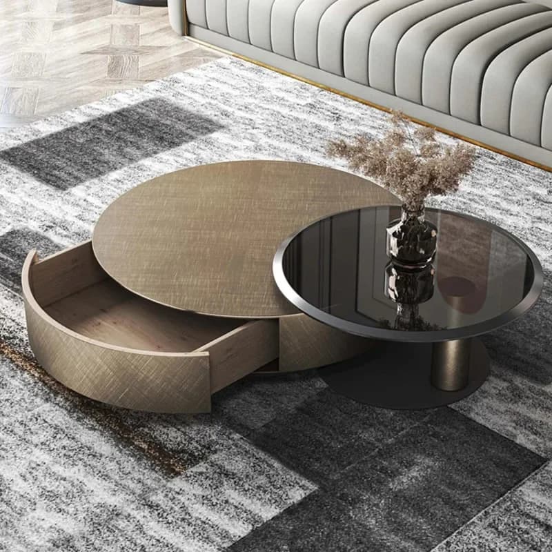 Luxury End Side Coffee Table Modern Portable Rustic Storage Nesting Decorative Room Coffee Table Meuble De Salon Home Furniture