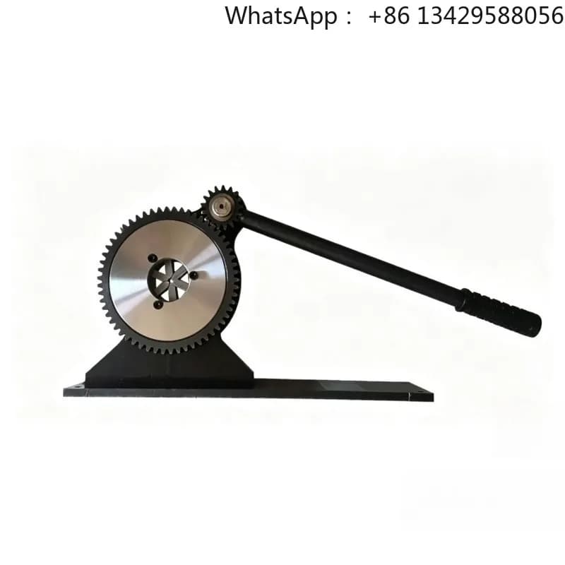 Manual Gear Pipe Crimping Machine with 6&8 Dies, Labor Saving High Speed Hose Buckling Locking Press Equipment