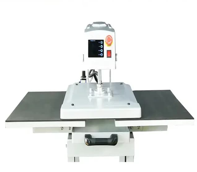 【Hot】Nice Quality Pneumatic T-Shirts Sticker Press Heat Transfer Printing Machine