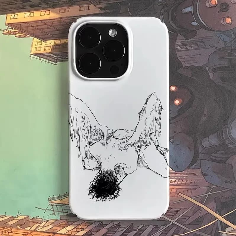 Ins White Amnesiac Teenager Phone Case for IPHONE 17 Air 16E 15 PROMAX 14 Plus 13 12 MINI 11 PRO 16Plus XR Acrylic Phone Cover