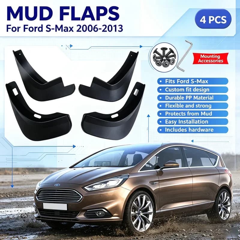Suitable for Ford Max SMAX 2006-2013 car modification accessories soft rubber fender fender skin