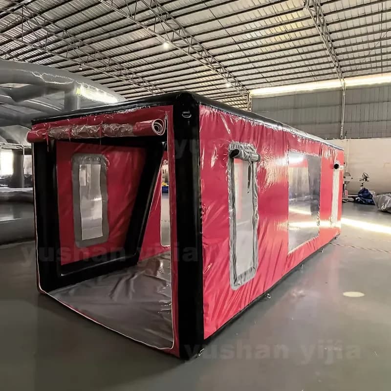 2026 Portable Waterproof Inflatable Car Spray Booth Durable PVC Air Sealed Paint Tent for DIY Auto Spraying Work