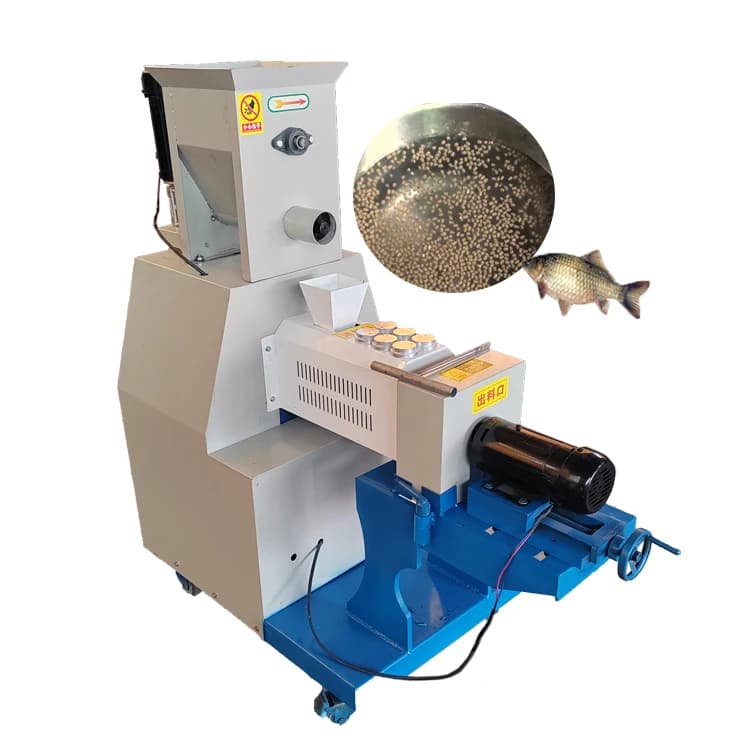 Fish Food Floating Fish Feed Mill Pallet Pellet Extruder Granule Making Machine for Salmon Fish Feed