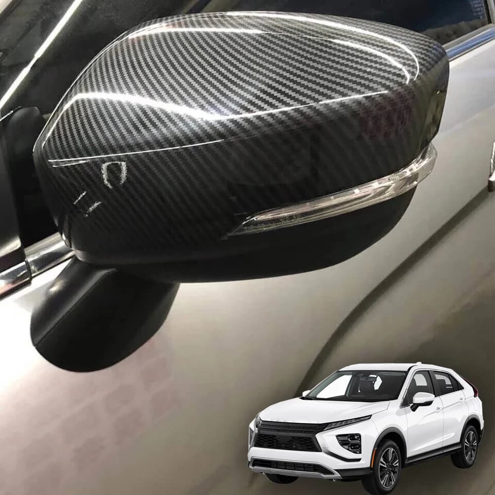 Car For Mitsubishi Eclipse Cross Accessories 2020 2021 2022 2023 2024 Door Side Rearview Mirror Cover Protector Styling Trim
