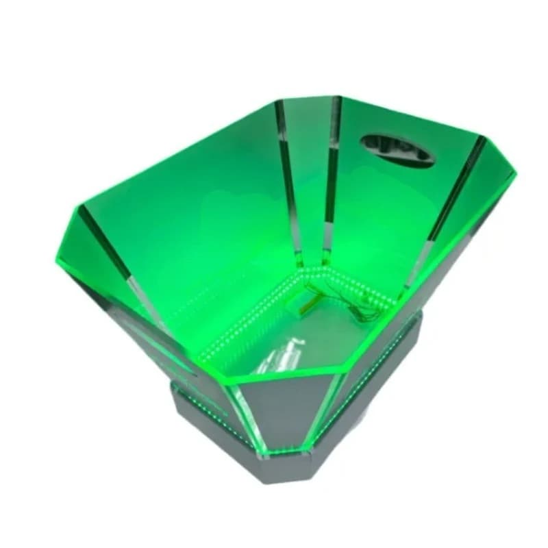 Transparent Light Emitting Diode Lighting Acrylic Champagne Keg Drinks Bathtub Beer KTV Bar Party Cooler Whiskey Keg & Keg