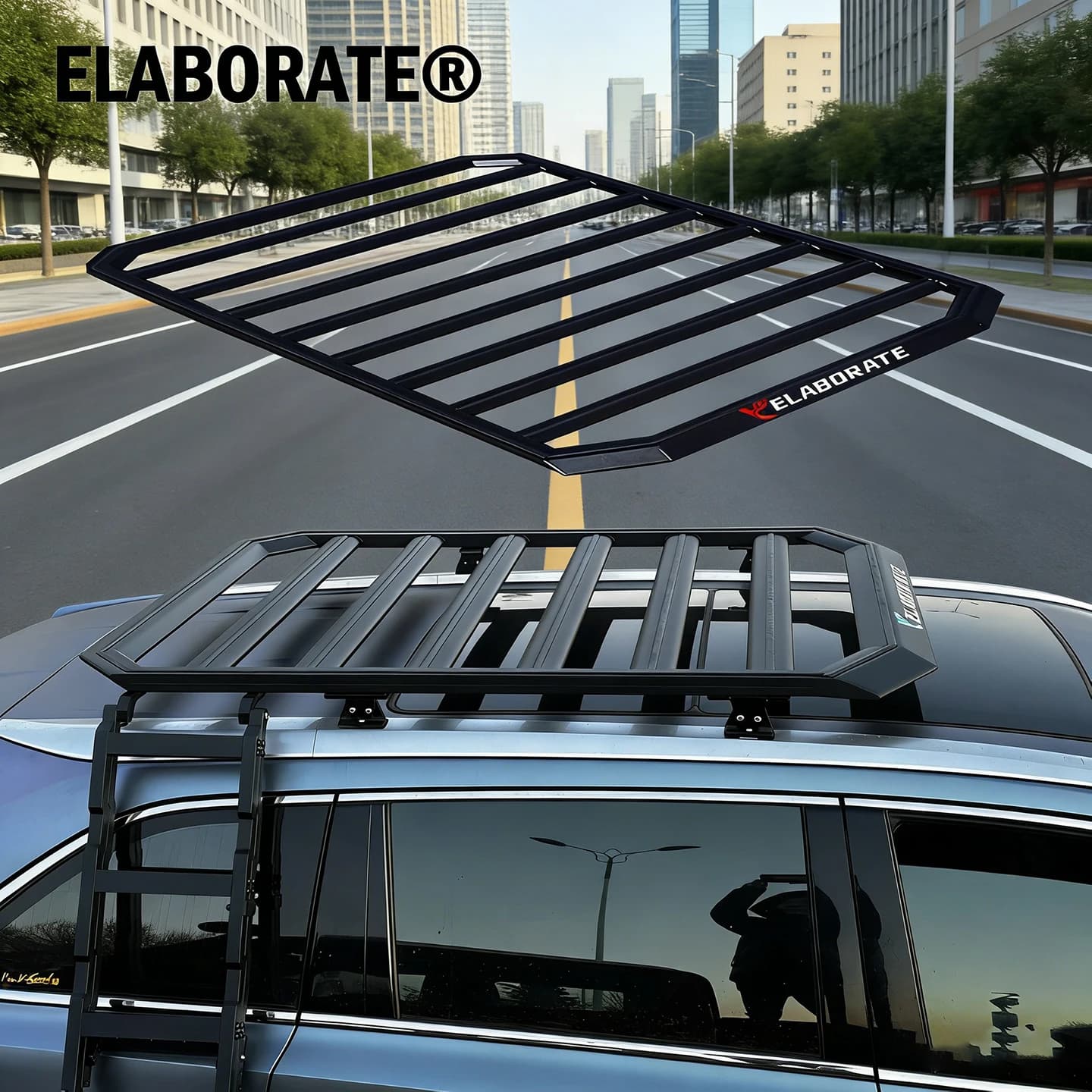 Roof Rack Car Roof Rack Aluminum Alloy No - Drill Installation Rust And Corrosion Protection Strong And Durable