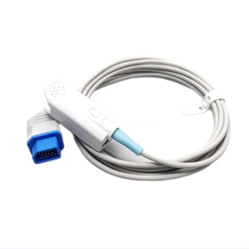Compatible with Cordens Display SpO2 Sensor Adult Clip Reusable Spo2 Probe 14 Pins