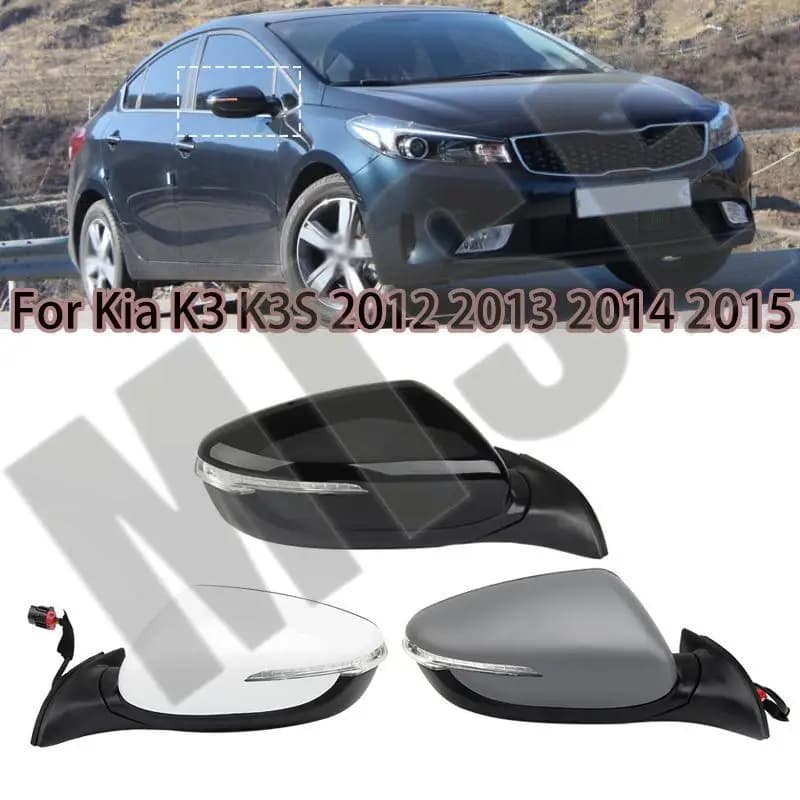 Car Rearview mirror assembly For Kia K3 K3S 2012-2017 Side Mirror 5/6/7/8-wire Turn signal folding electric adjustment heating