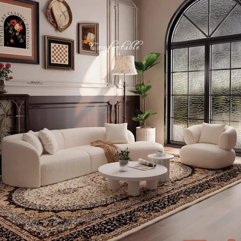Narrow Beige Living Room Sofas Designer Minimalist Japanese Individual Living Room Sofas Modern Divano Soggiorno Home Furniture