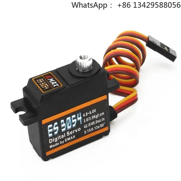 EMAX Official ES3054 0.13Sec 23T 17g Digital Metal RC Car Micro Servo Driver for RC Model Airplane Helicopter Robot Parts