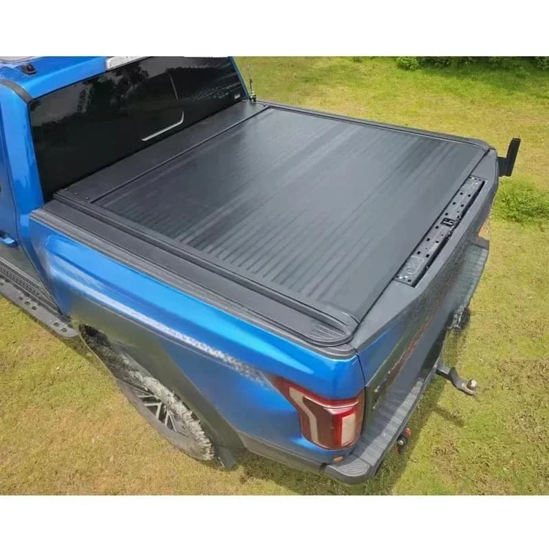 Rustproof Manual Retrac Tonneau Cover With Front Fence Fit 2015+ Hilux Sr5 J Deck K46A Pickup Truck Bed Waterproof