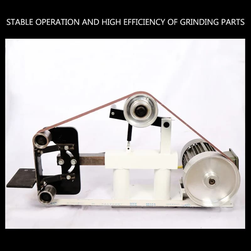 220v/380v multifunctional vertical belt sander household sharpener home diy small aluminum burr polishing machine