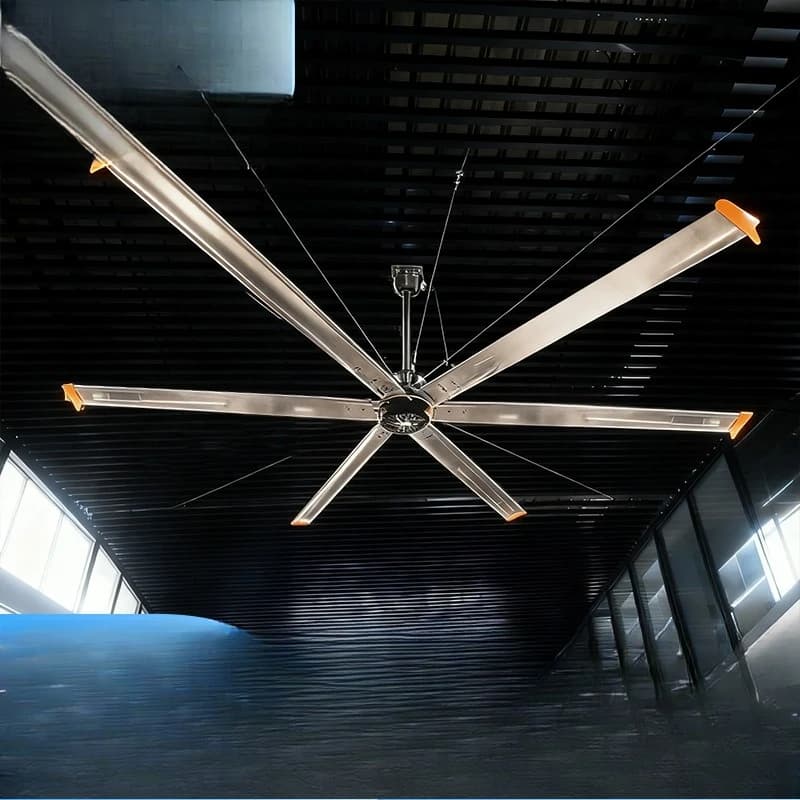 Industrial large ceiling fan workshop, permanent magnet energy-saving industrial large fan spot