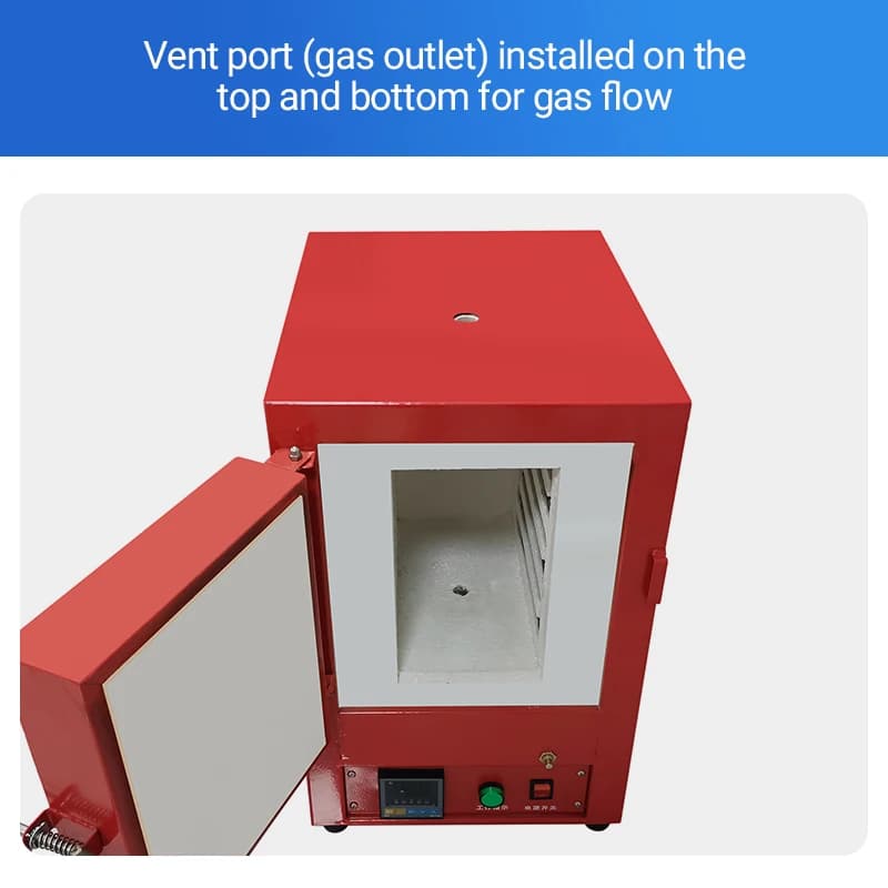 Gold Seller220V  2 Pieces 4X9 Inch Flasks Electric Oven Furnace Gypsum Drying Curing Wax Melting Jewelry Casting Equipment