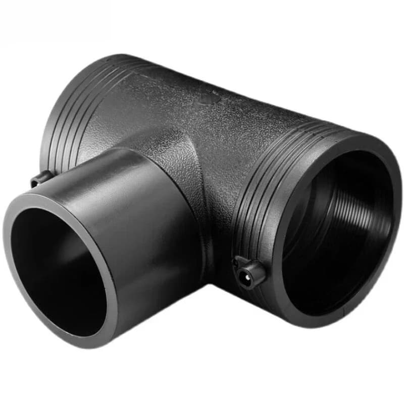 Fused tee new material steel wire skeleton accessories Fused equal diameter tee water pipe joint 315