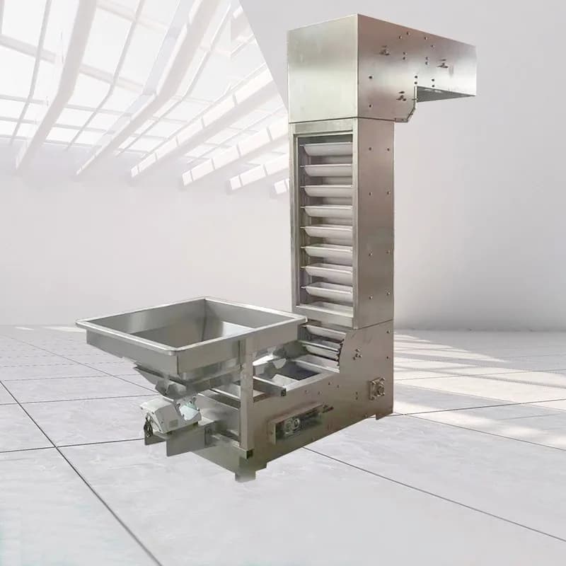 Bucket elevator, granular nut ice cube powder vertical feeding machine Z-type hopper elevator
