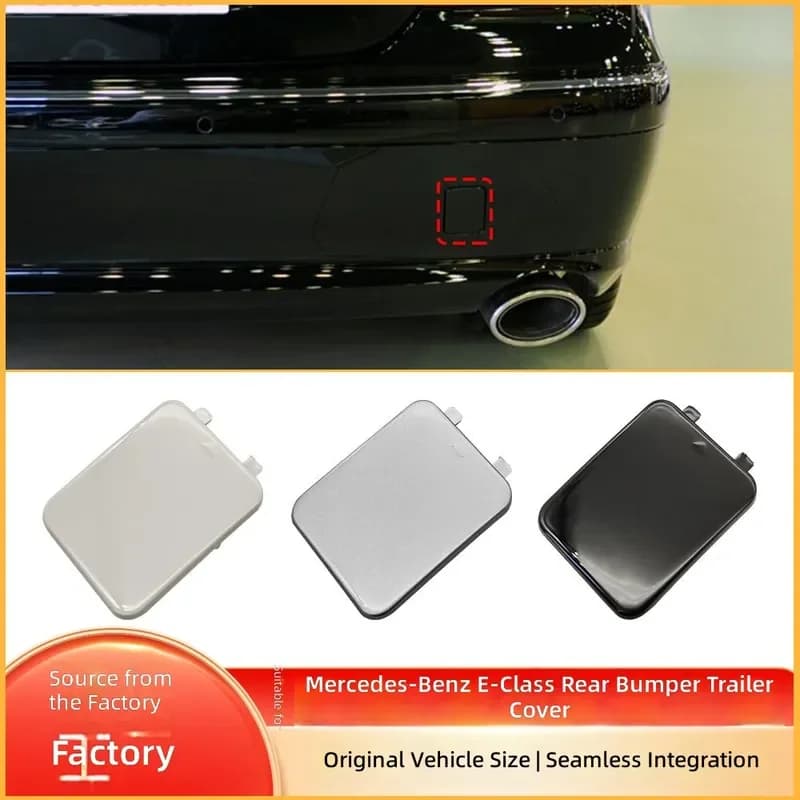 For Mercedes Benz W211 E Class 06-08 Rear Bumper Tow Hook Cover Trailer Hole Cap 2118801405