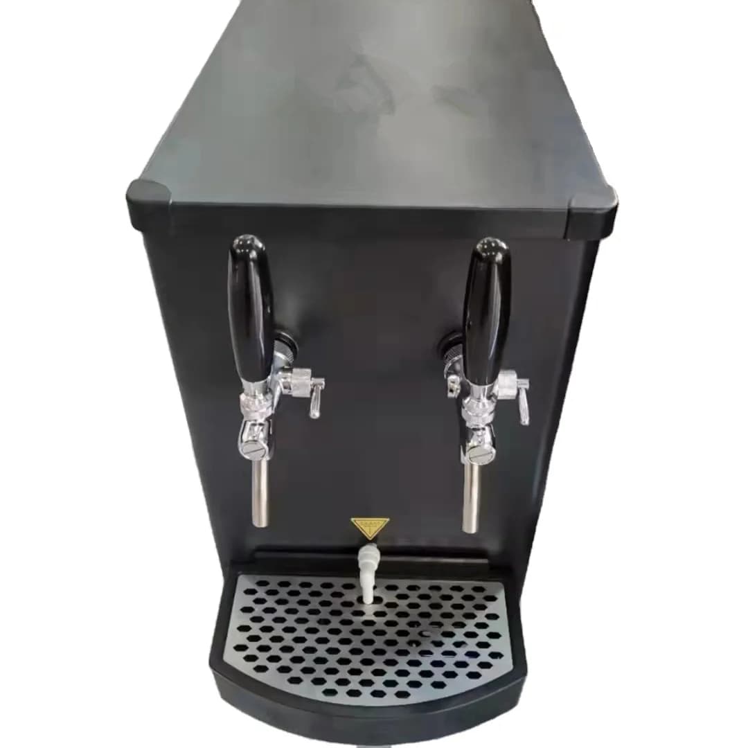 Table Top Small Draft Beer Dispenser with 2 Flow Control Beer Tap