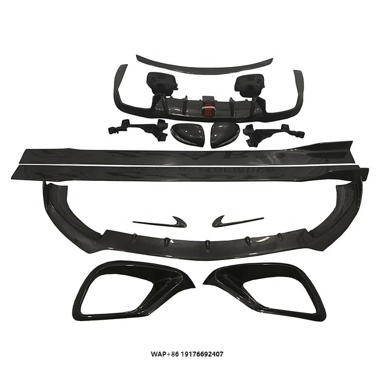 SPC E63 W213 Carbon Fiber Body Kit for Mercedes W213 E63 2017-2020 Carbon Fiber Wind Spoiler Kit for Benz E63S  Aerokit
