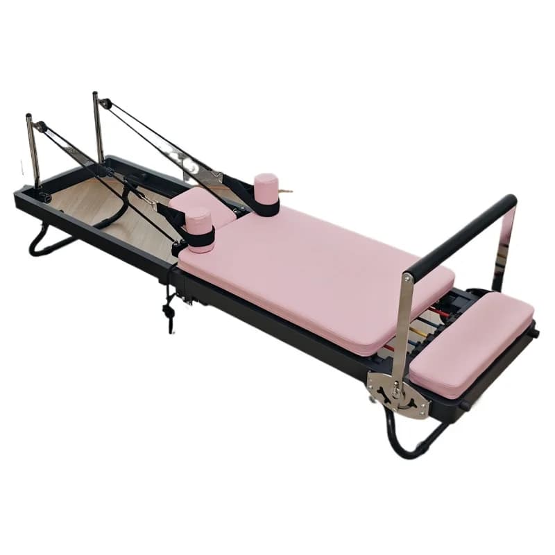 LMM Pink Foldable Core Bed, Home Exercise Shaping Equipment