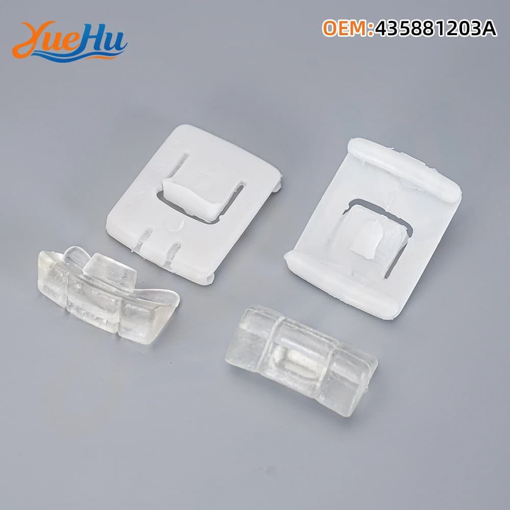 YUEHU 8PCS 435881203A Seat Rail Runner Clip Slider Guide Piece for VW Golf MK1 MK2 MK3 171881213B