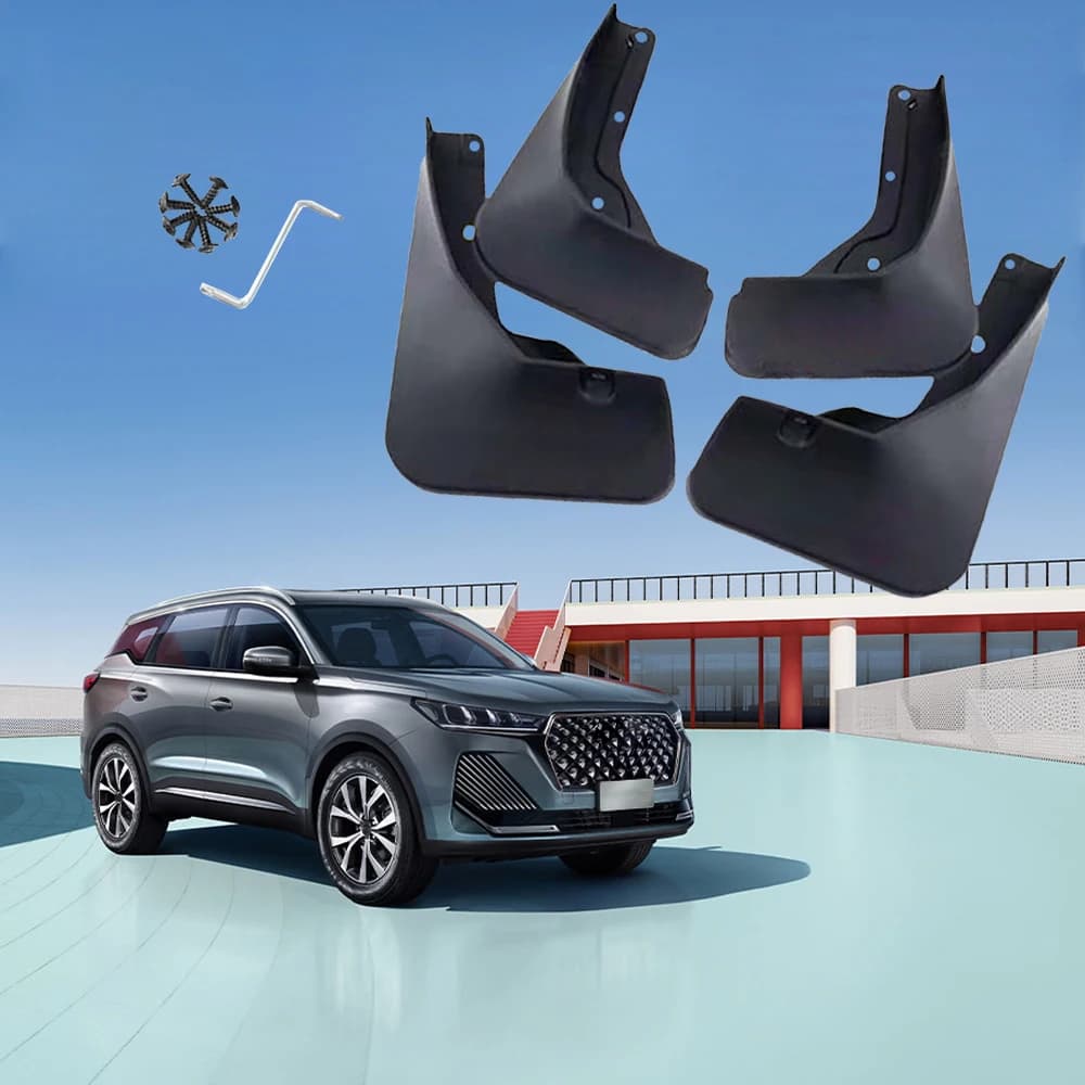 For Chery Tiggo 7 Pro Max 2024 2025 Car Front And Rear Wheel Mudguards Auto Anti-splash Exterior Wing Fender Accessories