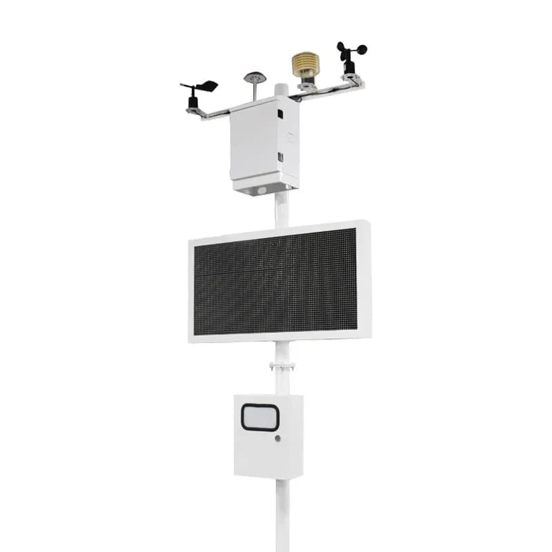Monitoring system Construction site pump suction dust particle concentration noise real-time online detector