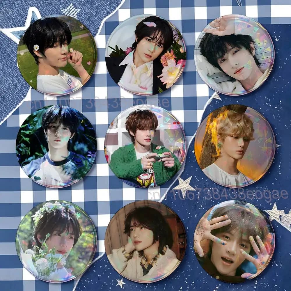 B-BEOMGYU T-TXT-T Custom Badges 75mm 44mm 25mm 32mm 58mm Hat Backpack Accessories Toys Collect Gifts Large