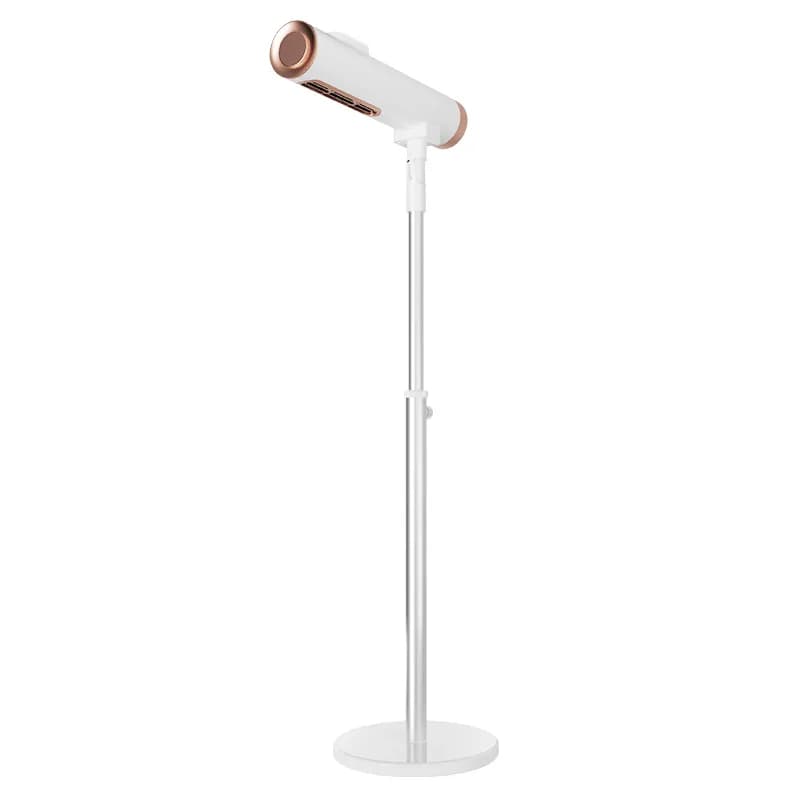 Household vertical hair dryer, lazy folding floor type hot and cold hair dryer