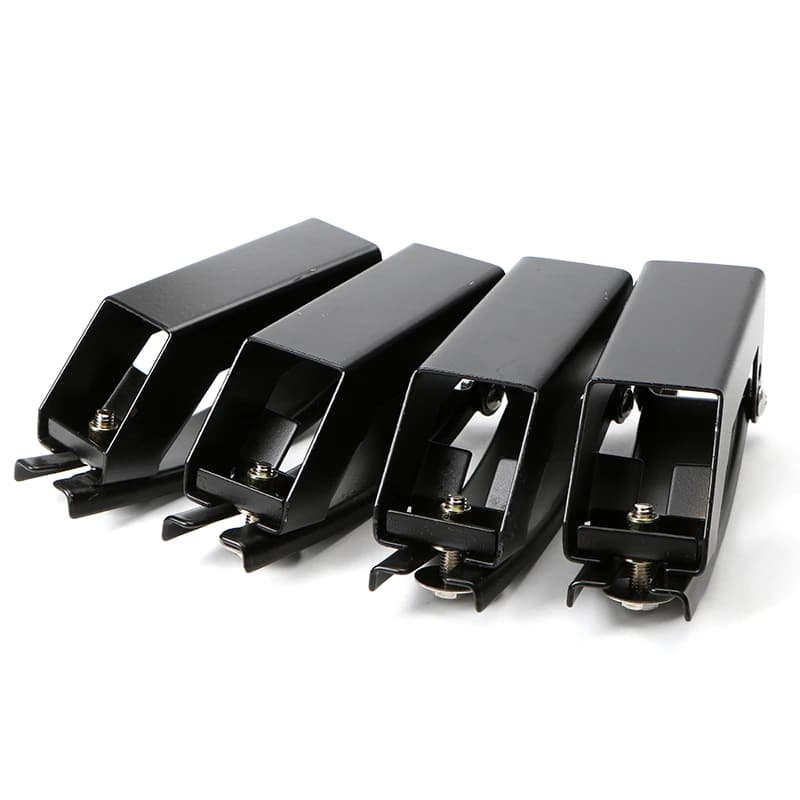 Universal Car Cross Bar End Install Mount Bracket Car Luggage Rack Rail Fixed Buckle Durable Cross Bar End Install Mount Clip