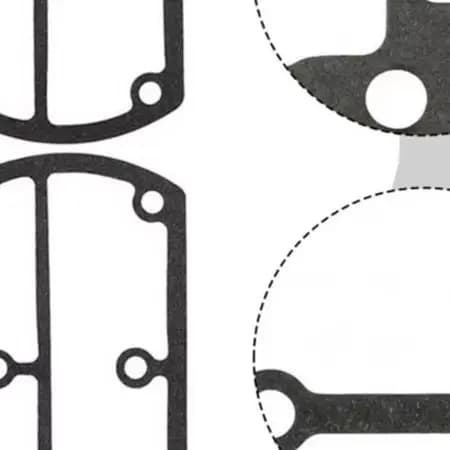 Compressor Repair Kit for Air Compressor Gasket Stable Operation Support Iron Wire Reinforcement High Pressure Resistance