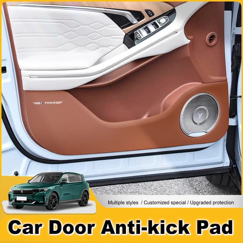 For VOYAH Free Car Door Anti-Kick Pad Waterproof Protector Sticker Sill Scuff Plate Pedal Decor Car Interior Accessory